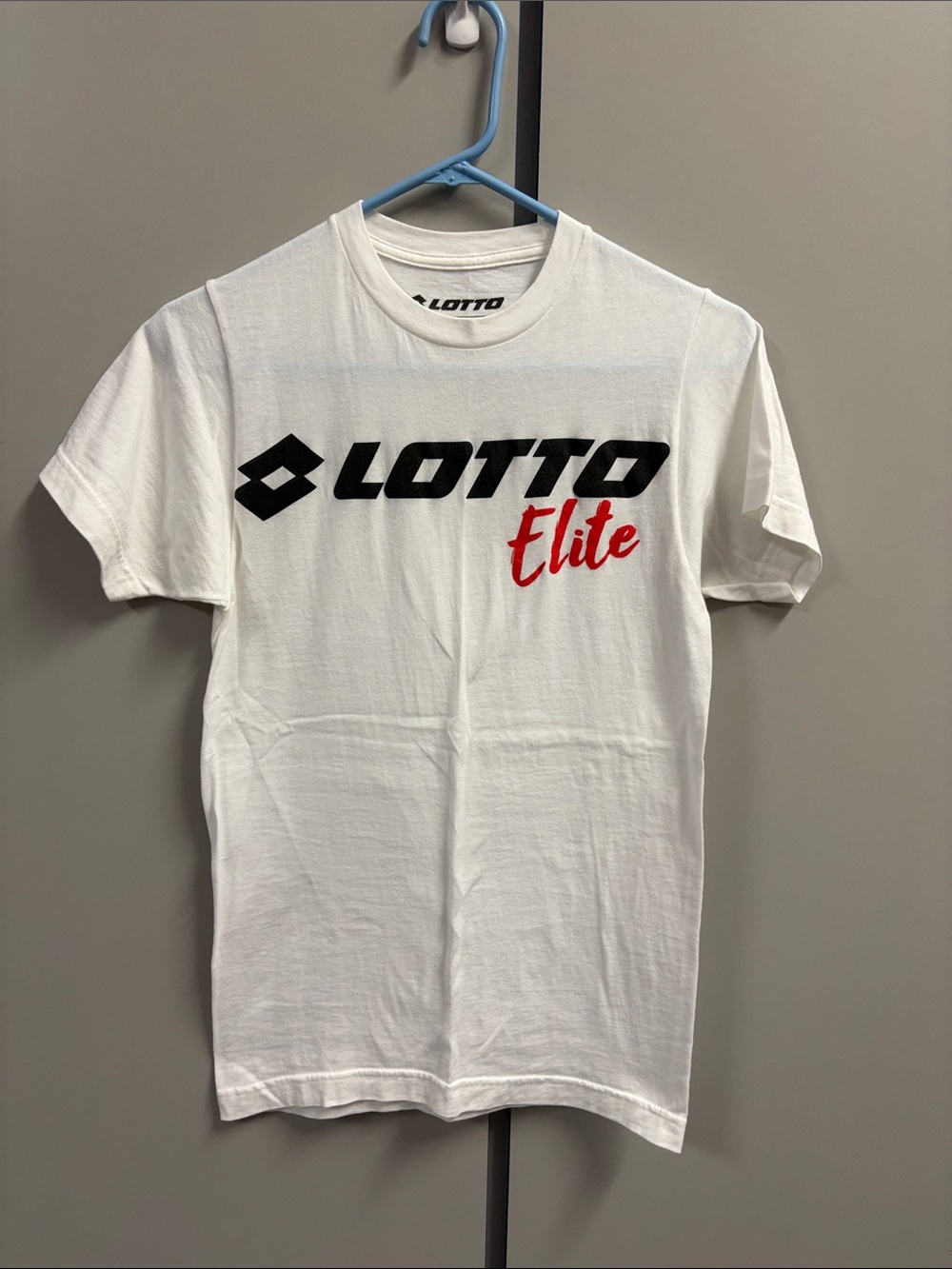 Lotto Elite White Short Sleeve Logo Tee